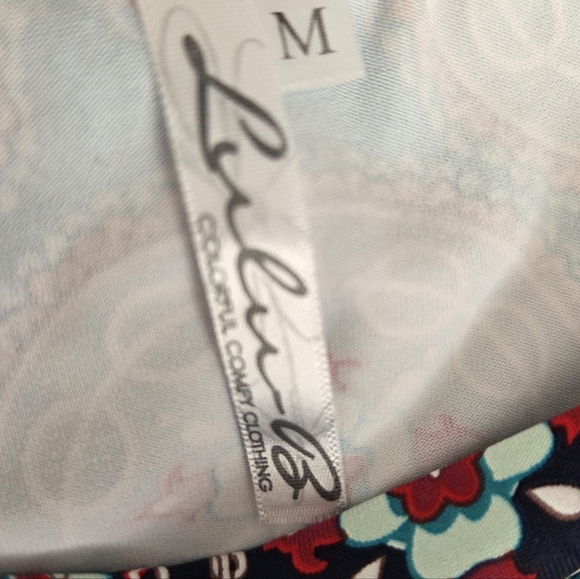 Lulu B Blue Spandex UPF 50+ Long Sleeve Dress Size M - Picture 4 of 4